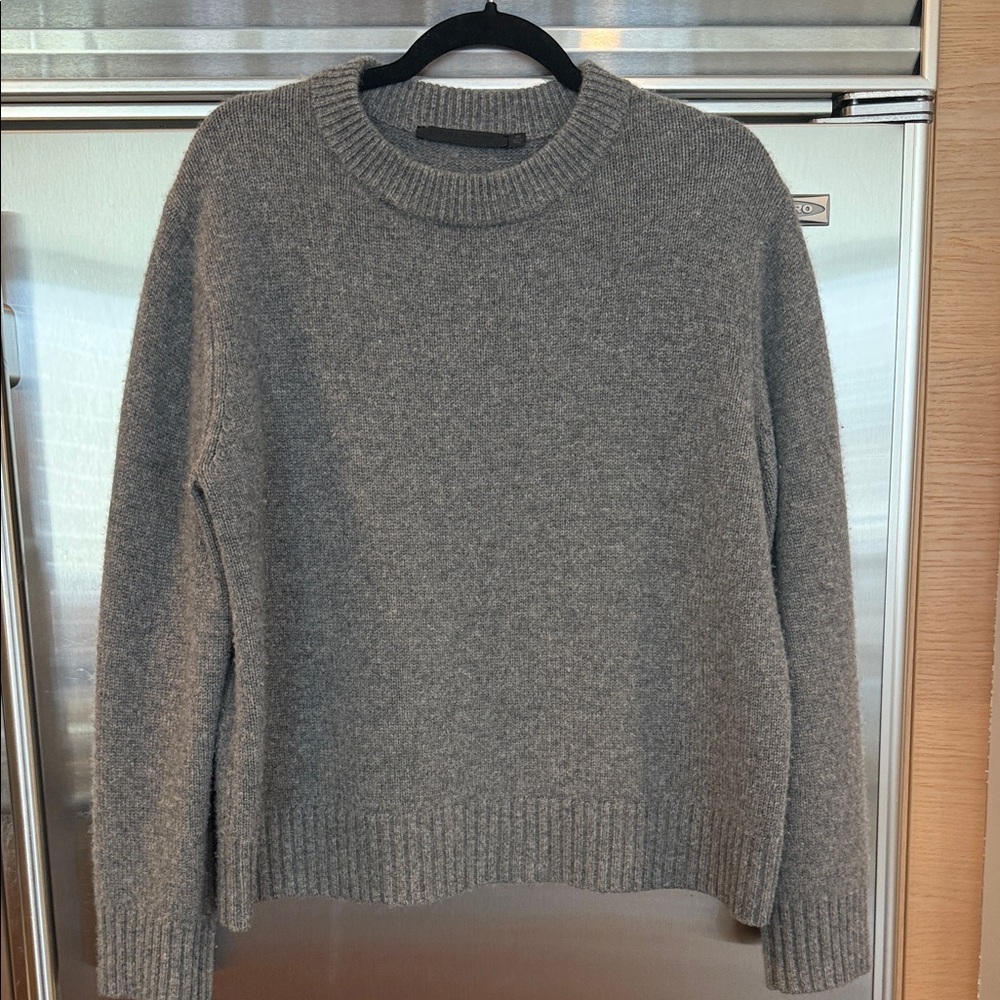 Jenni Kayne Cashmere Oversized Crewneck Sweater – Grey (XS)
